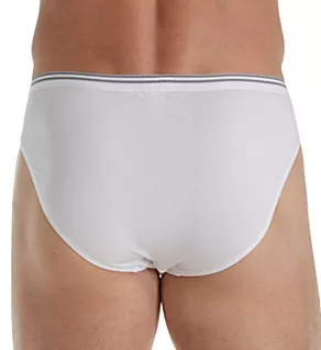 Pure Comfort Cotton Stretch Brief Wht 2XL