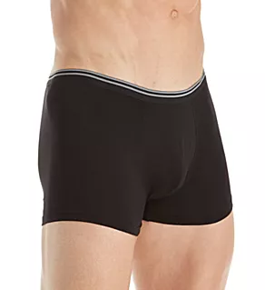 Pure Comfort Cotton Stretch Boxer Brief Blk L