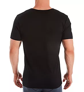 Business Class V- Neck T-Shirt Blk 2XL