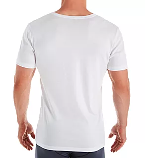 Business Class V- Neck T-Shirt WHT 2XL