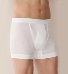 Business Class Open Fly Boxer Brief WHT S