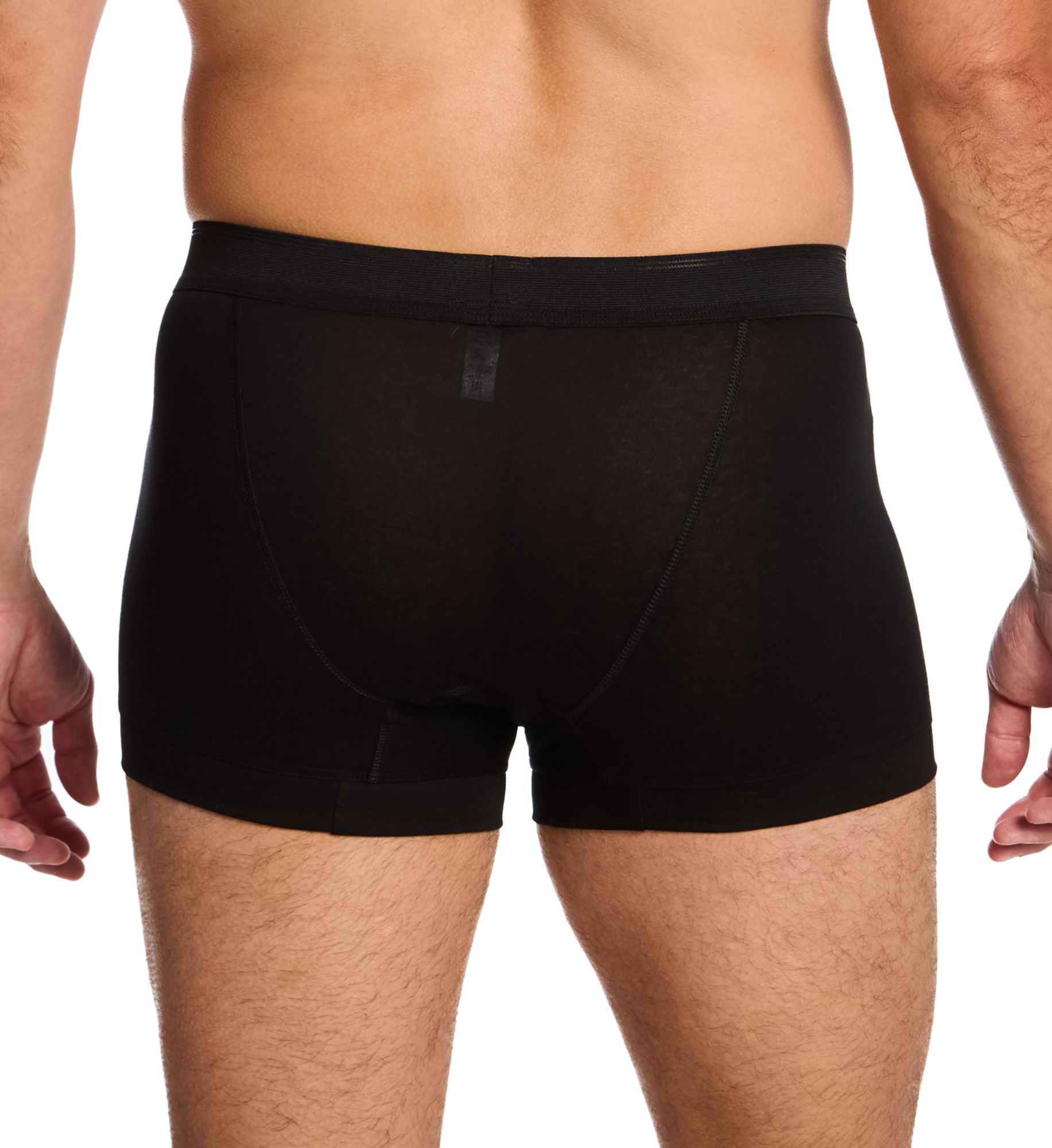 Business Class Open Fly Boxer Brief Black M