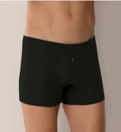 Business Class Open Button Fly Boxer Blk 2XL