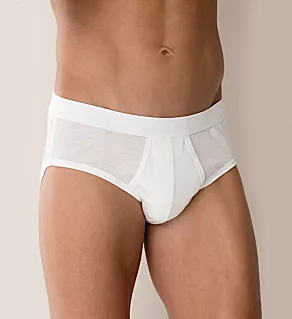 Business Class Open Fly Brief WHT 2XL