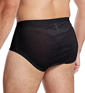 Royal Classic Open Fly Brief Black M