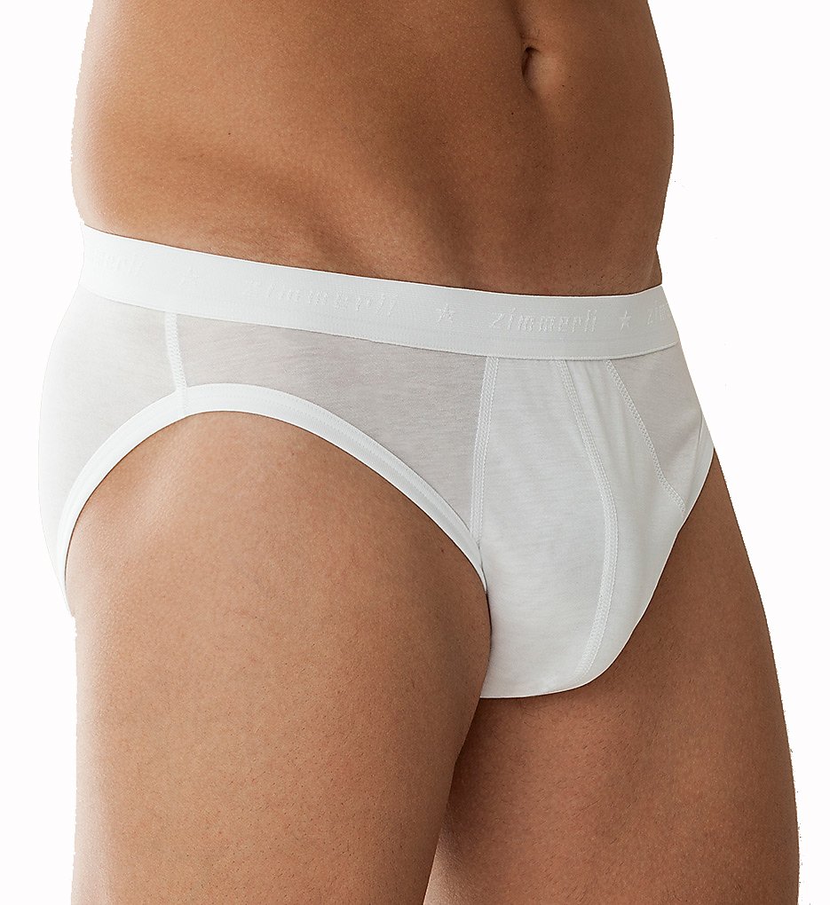 Zimmerli 252-880 Royal Classic Closed Fly Briefs (White)