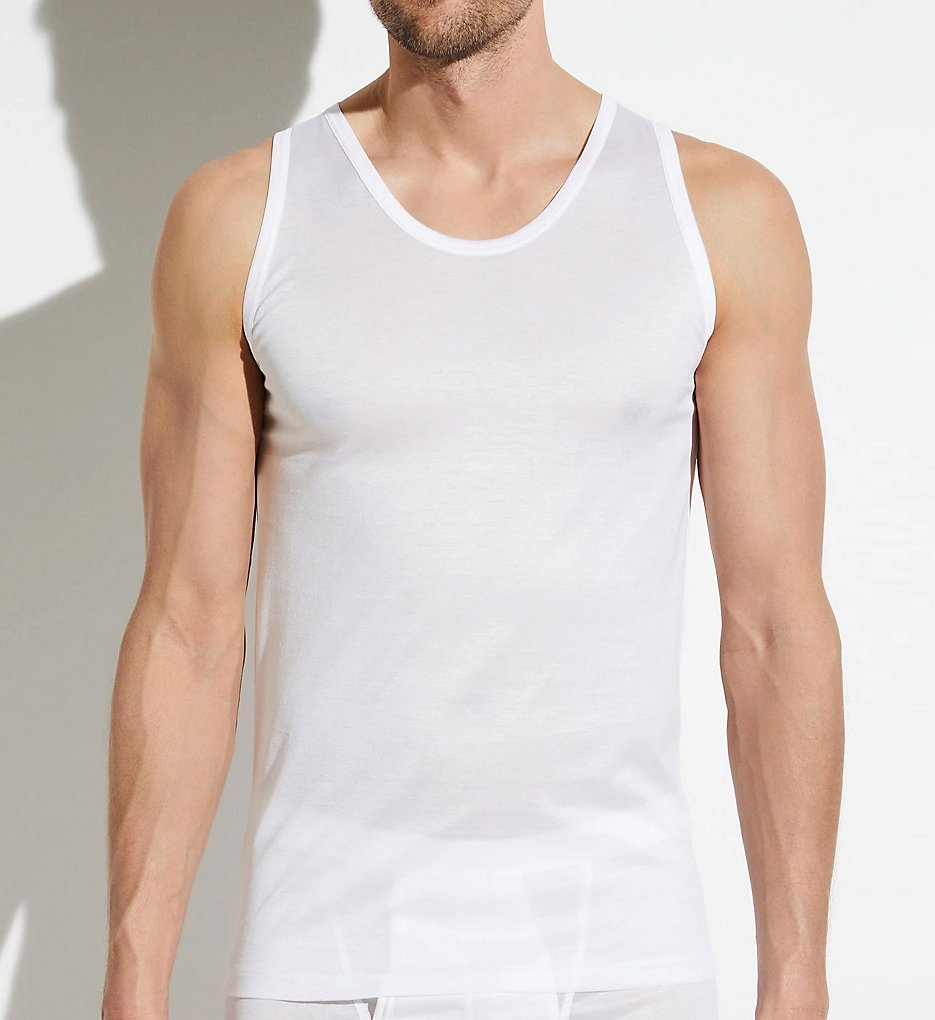 Zimmerli 2528066 Royal Classic Athletic Shirt (White)