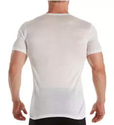 Royal Classic V Neck T-Shirt Wht S