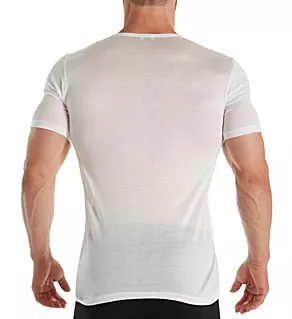 Royal Classic V Neck T-Shirt White 2XL