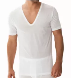 Royal Classic Deep V-Neck T-Shirt WHT 2XL