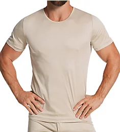 Sea Island Luxury Cotton Crew Neck T-Shirt DOVE1 S