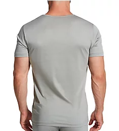 Sea Island Luxury Cotton Crew Neck T-Shirt SAGE1 M