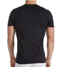 Sea Island Luxury Cotton V Neck T-Shirt BLK XL