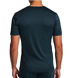 Sea Island Luxury Cotton V Neck T-Shirt Midnight Navy M