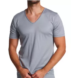 Sea Island Luxury Cotton V Neck T-Shirt