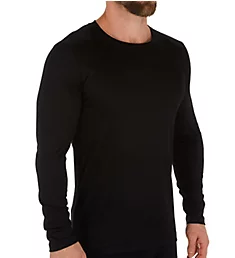 Sea Island Luxury Cotton Long Sleeve T-Shirt BLK S