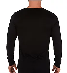 Sea Island Luxury Cotton Long Sleeve T-Shirt BLK S