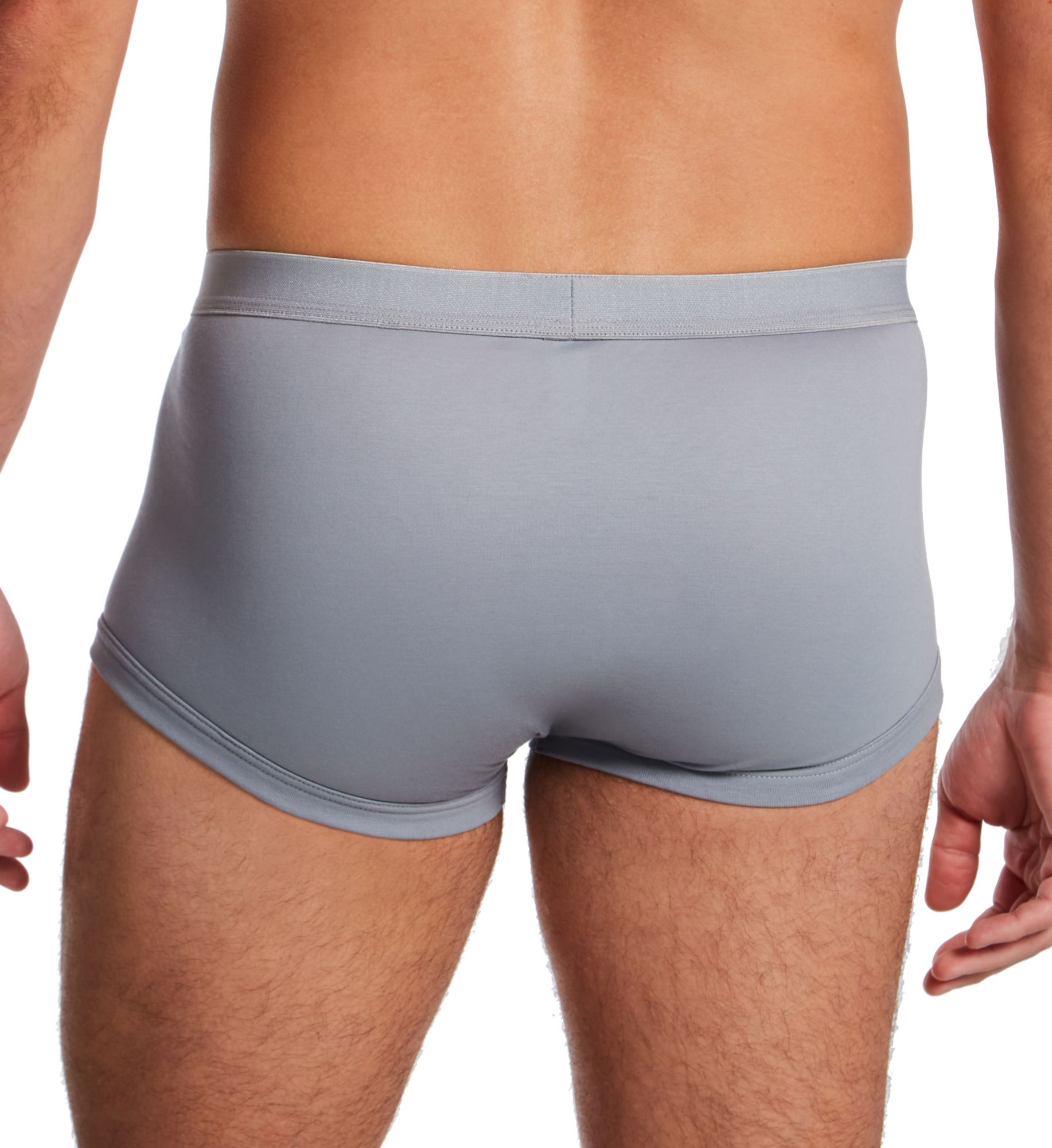 Zimmerli Sea Island Luxury Cotton Trunk Smoke Blue 2XL  - Image 2