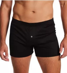 Sea Island Luxury Cotton Boxer Brief BLK M