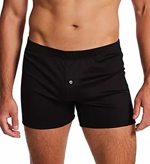 Sea Island Luxury Cotton Boxer Brief Black L