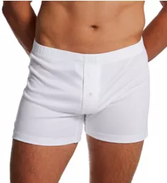 Sea Island Luxury Cotton Boxer Brief WHT M