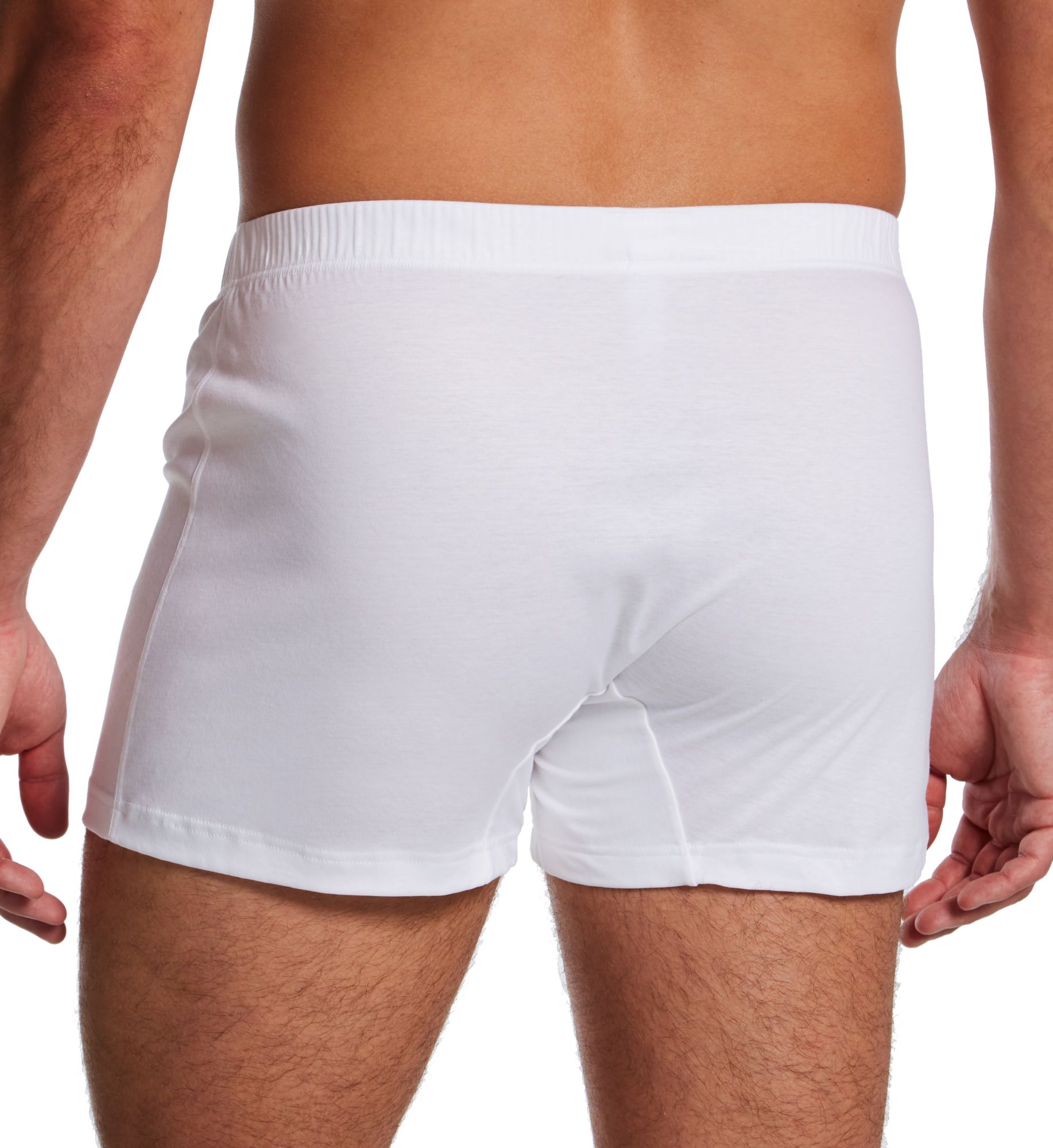 Zimmerli Sea Island Luxury Cotton Boxer Brief WHT S  - Image 2