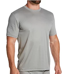 Sea Island Luxury Cotton Wide Crew Neck T-Shirt SAGE1 L