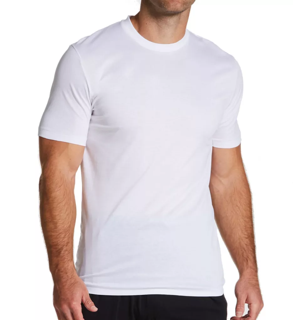 Zimmerli Sea Island Luxury Cotton Wide Crew Neck T-Shirt 2861447