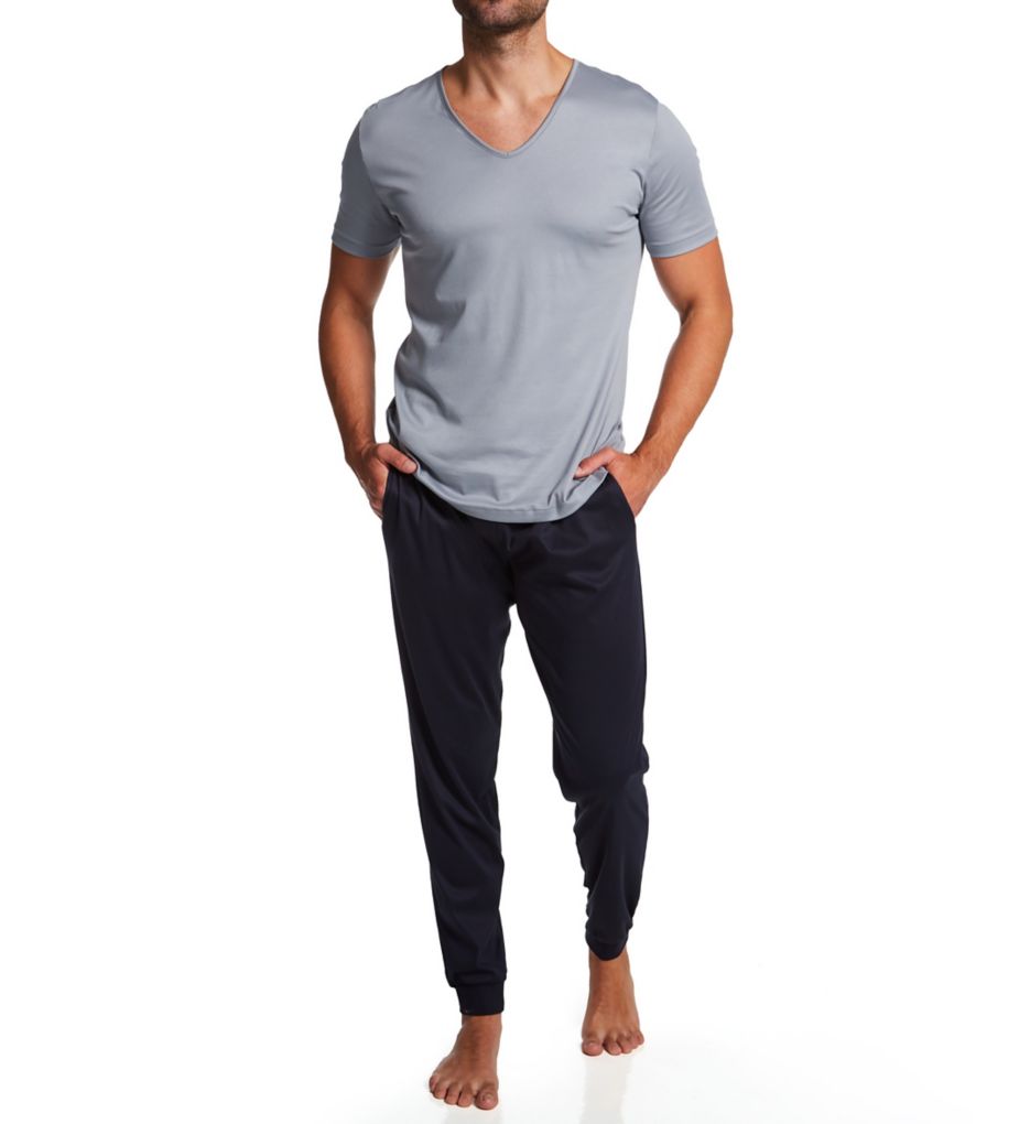 Sea Island Luxury Cotton Cuffed Pajama Pant-cs1