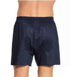 Cotton Woven Stripe Button Fly Boxer NAV 2XL