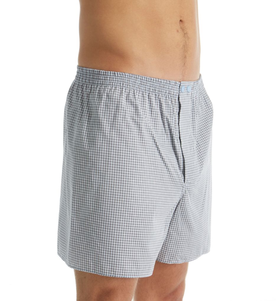 Sailors Paradise 100% Cotton Check Boxer Shorts-gs