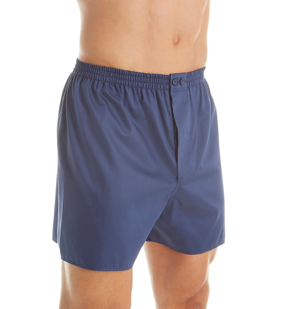 Zimmerli 4666751 Nordic Winter Moments Premium Check Boxer (Dark Blue)