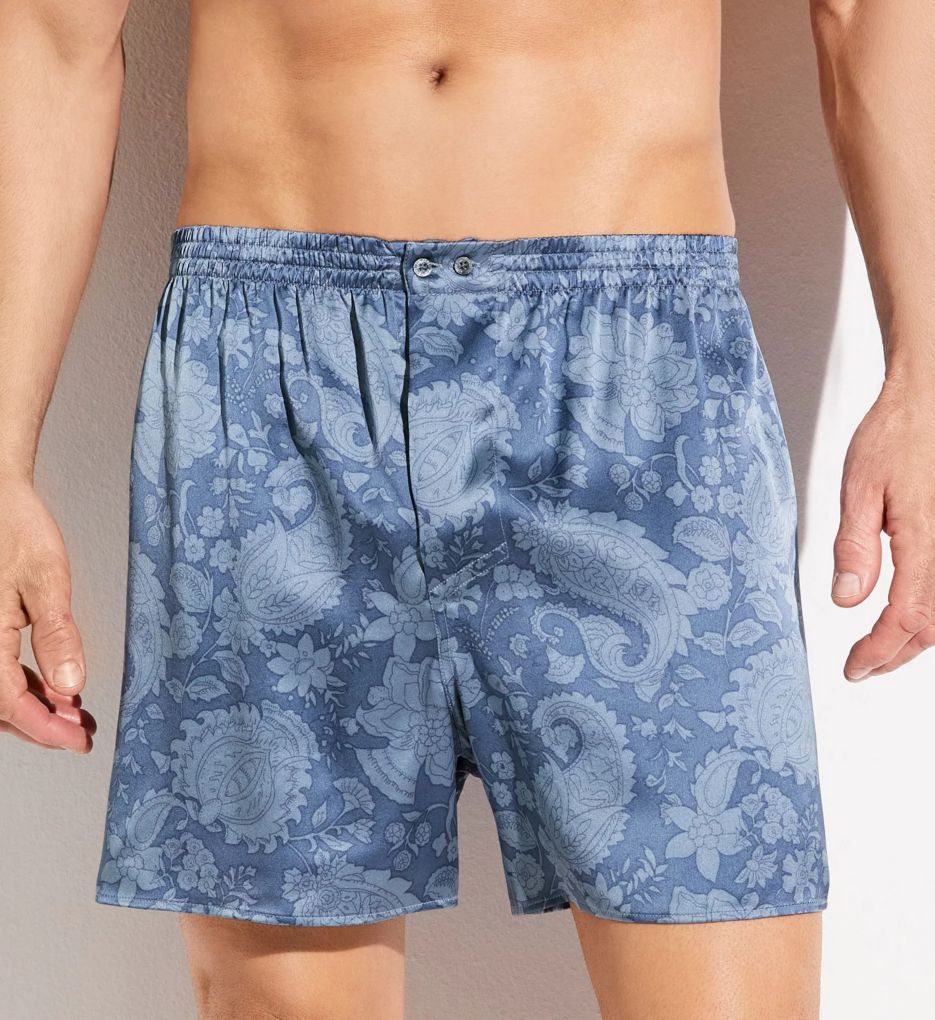 Image of 100% Silk Solid Boxers