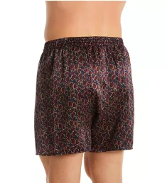 100% Silk Solid Boxers Leafs S