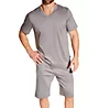 Zimmerli Supreme Green Cotton Short Sleeve Pajama Shirt 6095301 - Image 3
