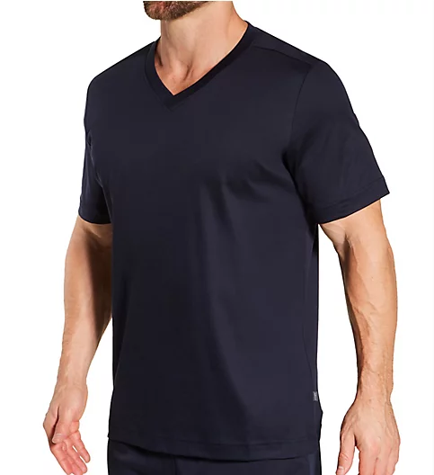 Zimmerli Supreme Green Cotton Short Sleeve Pajama Shirt 6095301