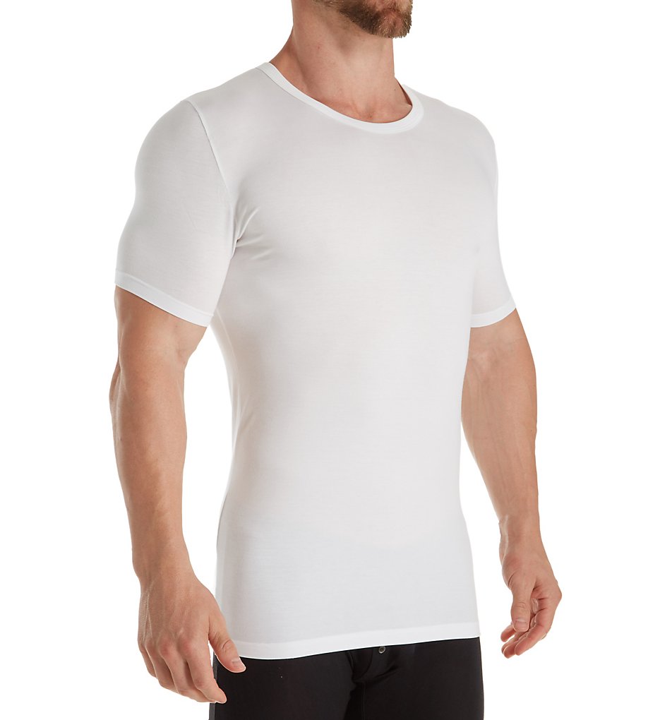 Zimmerli 7001339 Pureness Crew Neck T-Shirt (White)