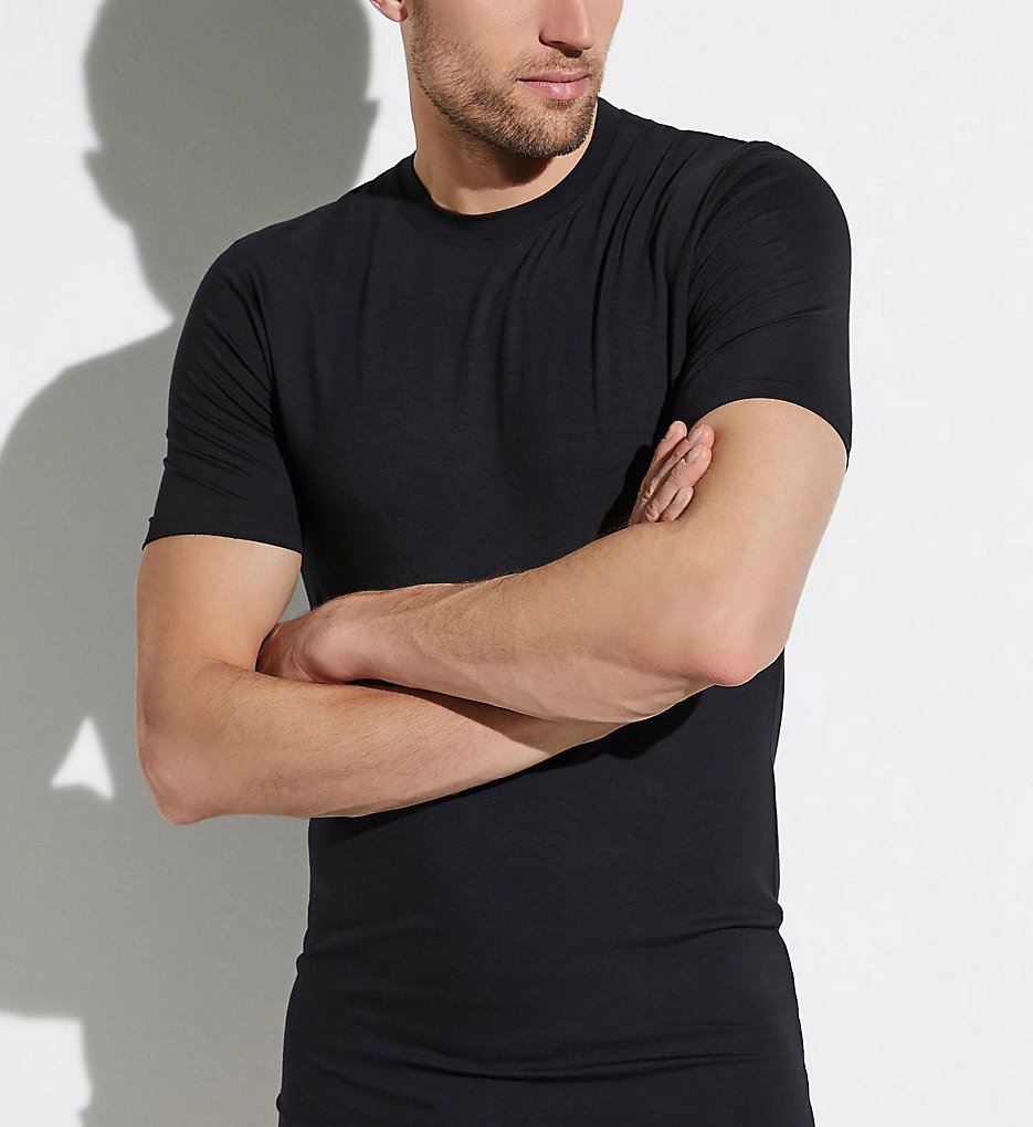 Zimmerli 7001341 Pureness T-Shirt (Black)