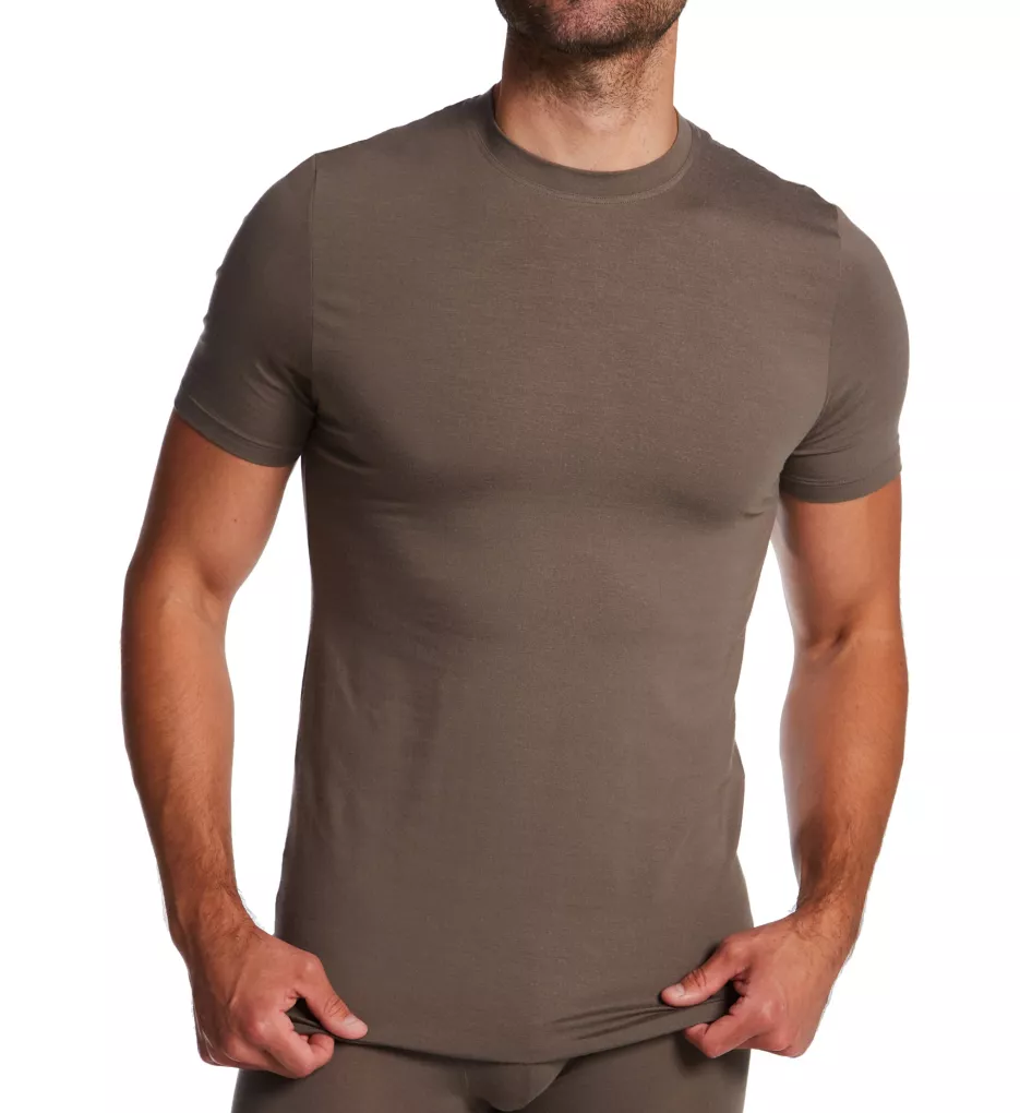 Pureness Modal Stretch T-Shirt Maple Wood L