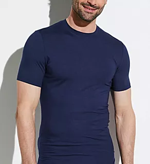 Pureness Modal Stretch T-Shirt Navy L