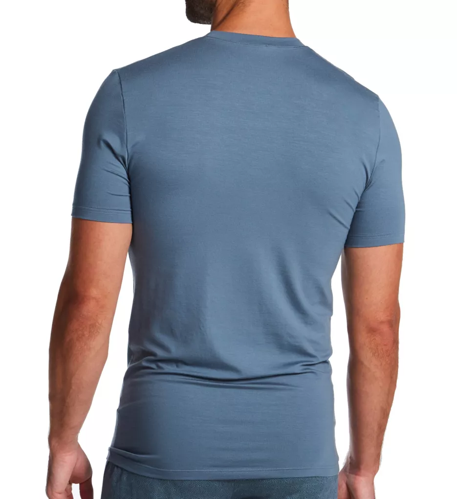 Pureness Modal Stretch T-Shirt Blue Slate L