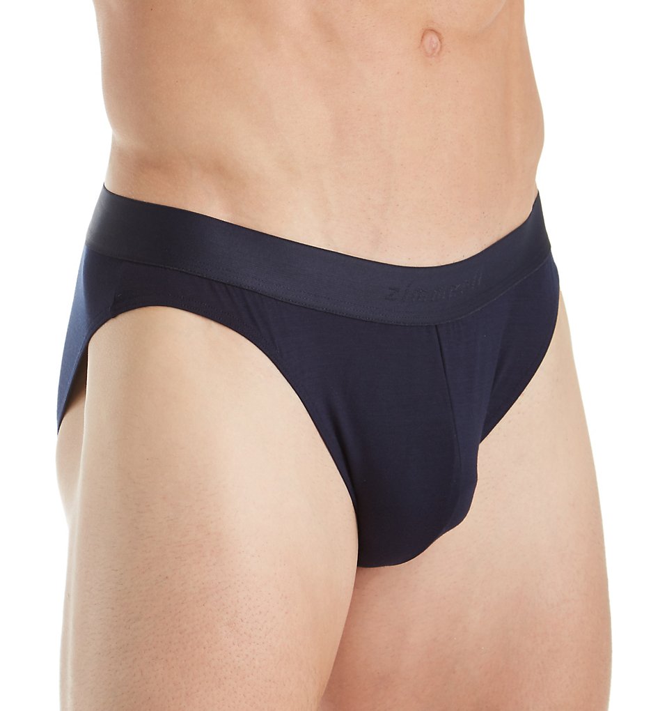 Zimmerli 7001342 Pureness Briefs (Navy)