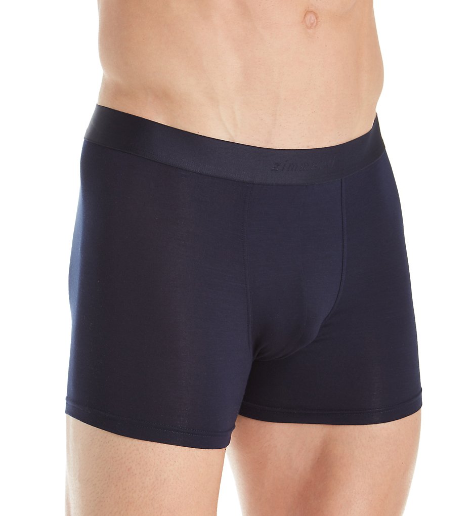 Zimmerli 7001343 Pureness Boxer Briefs (Navy)
