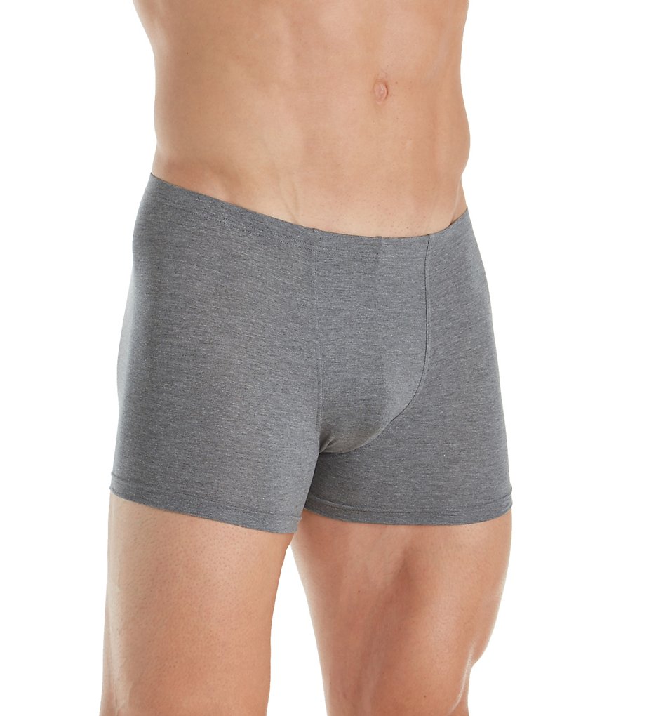 Zimmerli 7001348 Pureness Low Rise Boxer Briefs (Grey Melange)