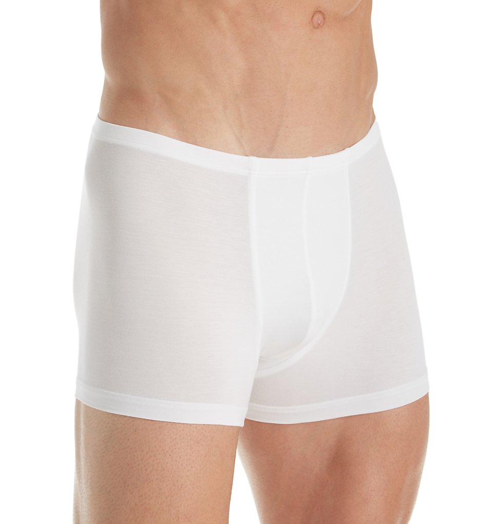 Zimmerli 7001348 Pureness Low Rise Boxer Briefs (White)