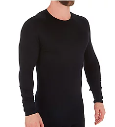 Pureness Long Sleeve Micromodal Blend T-Shirt BLK S
