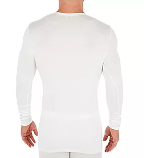 Pureness Long Sleeve Micromodal Blend T-Shirt WHT 2XL