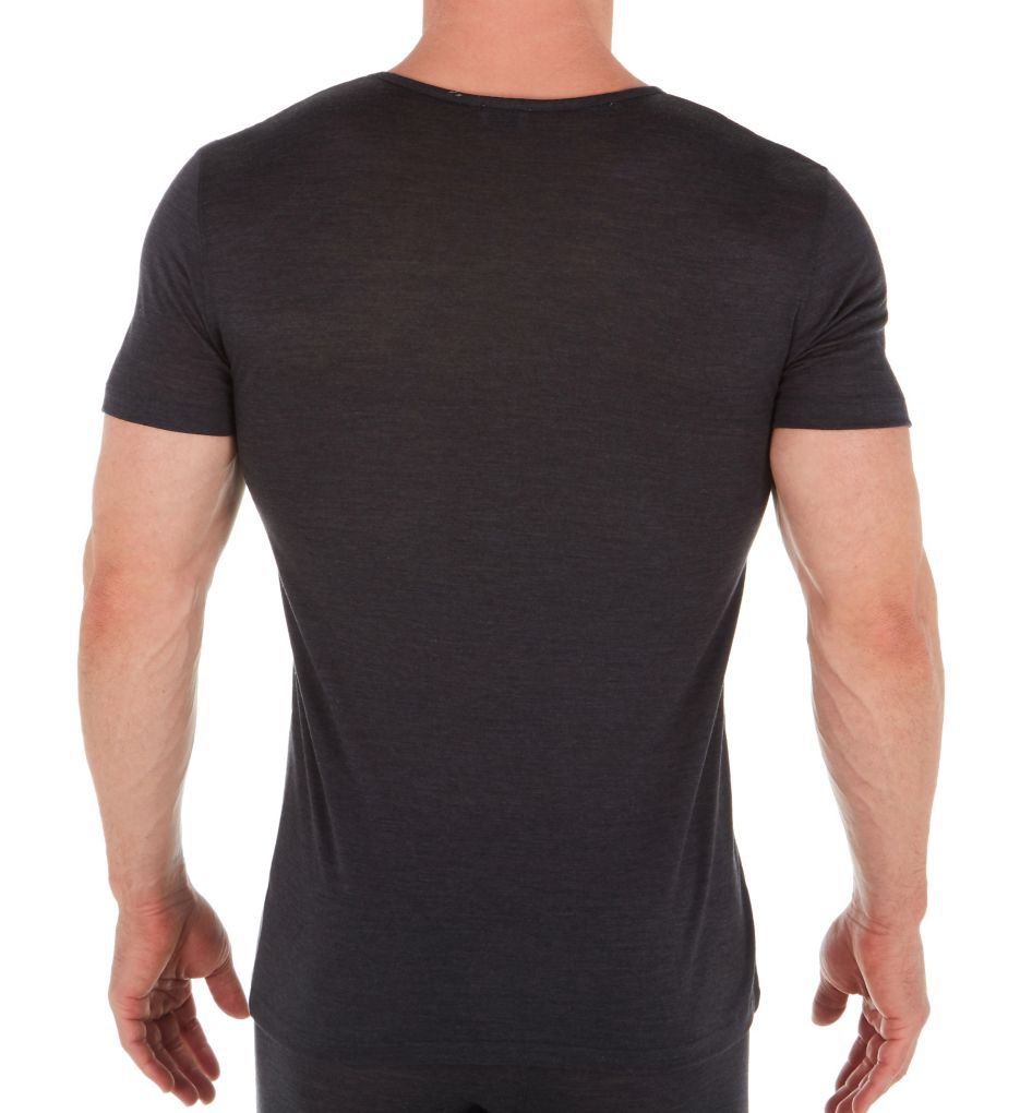 Wool & Silk Blend Crew Neck T-Shirt