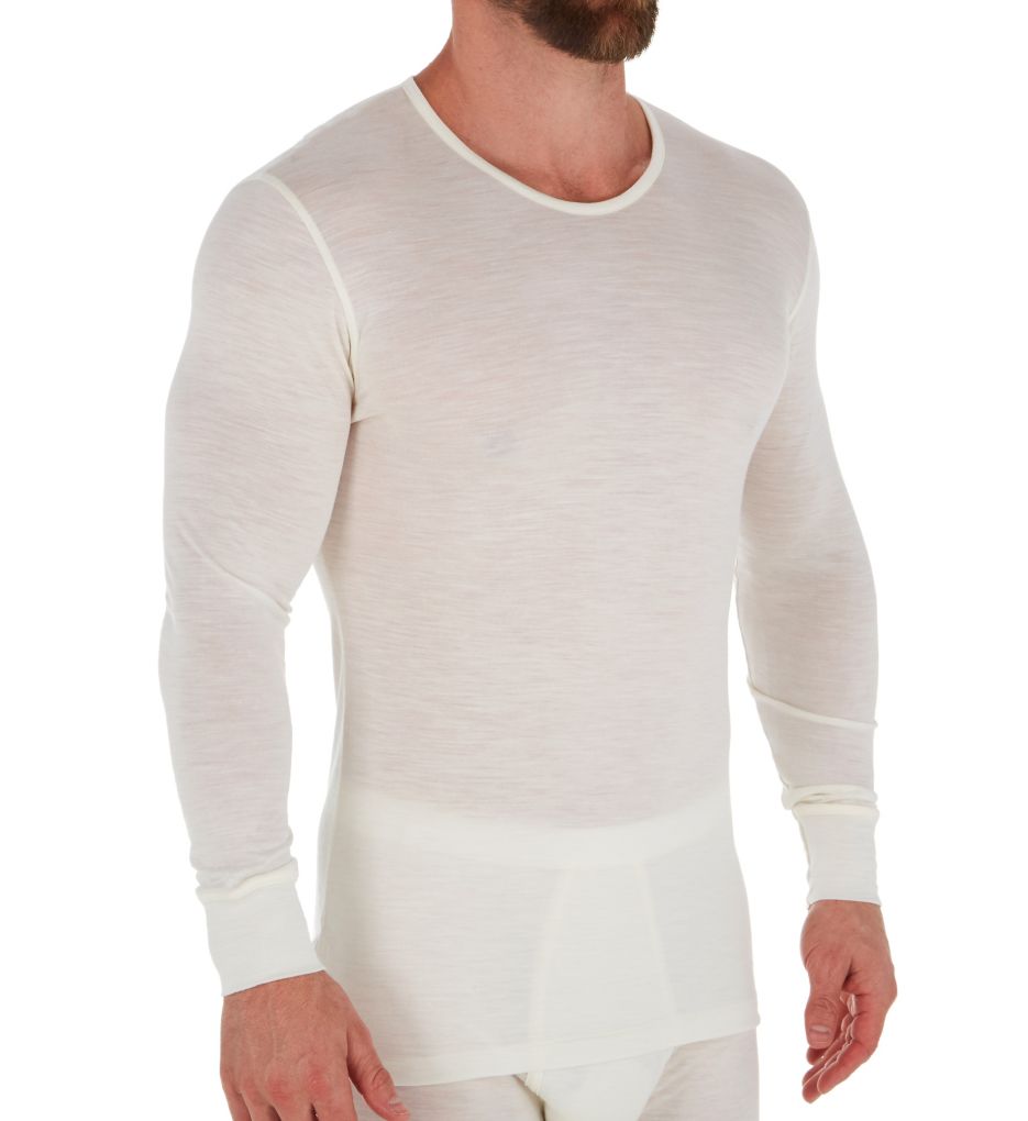 Zimmerli - Wool & Silk Blend Long Sleeve T-Shirt