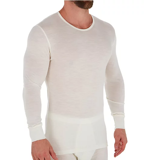 Zimmerli Wool & Silk Blend Long Sleeve T-Shirt 7101451